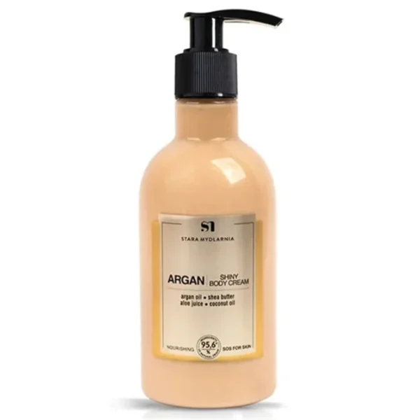 Argán Crema corporal con partículas doradas